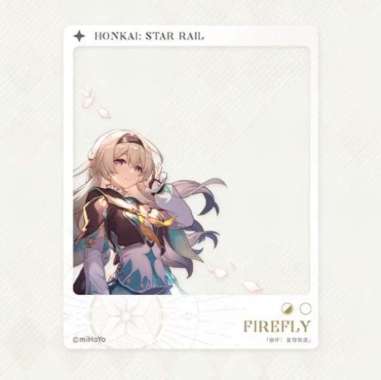Firefly Photo Frame Card - Honkai Star Rail
