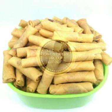 PANGSIT EKADO ABON AYAM 250 gr (Merk SARIKAYA) / kue kering isi abon ayam Sumpia Pedas