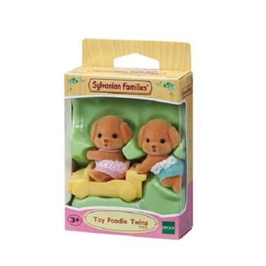 Mainan Koleksi Sylvanian Families Toy Poodle Twins