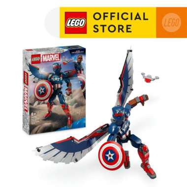 LEGO Super Heroes 76296 New Captain America Construction Figure (359 Pieces), Building Block, Toys, 