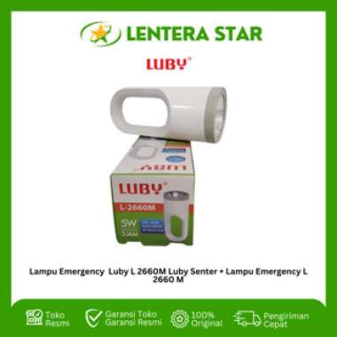 Lampu Emergency Luby L 2660M Luby Senter + Lampu Emergency L 2660 M