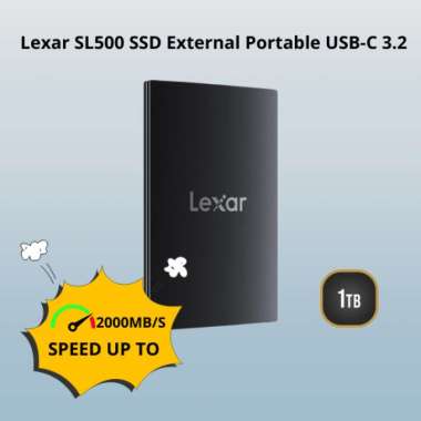 Lexar SL500 SSD External Portable 1TB USB-C 3.2