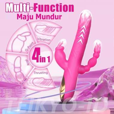 LILI VIBRATORR WANITA ALAT PIJAT ELEKTRIK VIBRATORR MASSAGER 4in1maju mundur