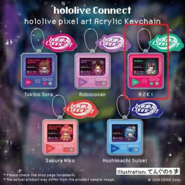 hololive Connect AZKi hololive pixel art Generation 0 Acrylic Keychain