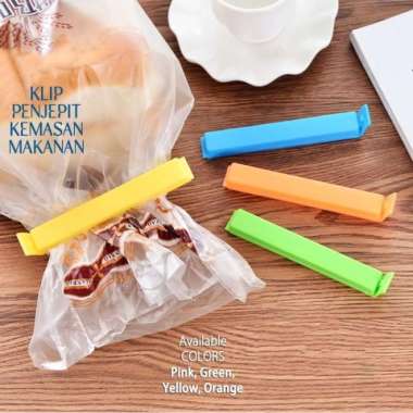 Sealing Klip Segel Plastik Ziplock Pouch Makanan Klip Snack Penjepit Plastik Makanan Roti Buah Karet