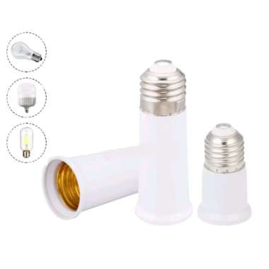 Fitting Sambung Lampu / Fitting Penyambung / Fitting Lampu - Panjang 6.5cm / 9.5cm / 12cm - 1 Pcs 12