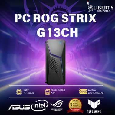 PC Asus ROG Strix G13CH-7F1053507WSO /Core i7-13700F/16GB/512GB/RTX3050 8GB/Win 11 Home+OHS/Black