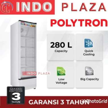 SHOWCASE POLYTRON SCN-230L 280 Liter Fast cool
