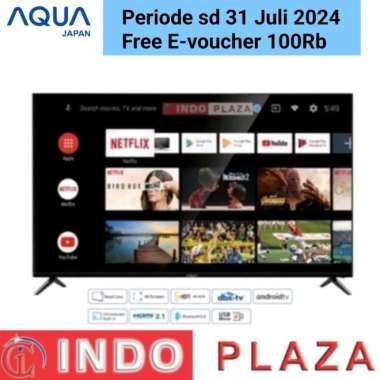 TV AQUA 50 Inch LE50AQT6700UG 4K UHD SMART ANDROID (LUAR MEDAN/CARGO)