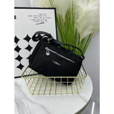 Tas Selempang Wanita Chibao ORI 17813 Polos CB 17813 Hitam