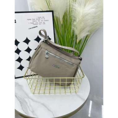 Tas Selempang Wanita Chibao ORI 17813 Polos CB 17813 Mocca