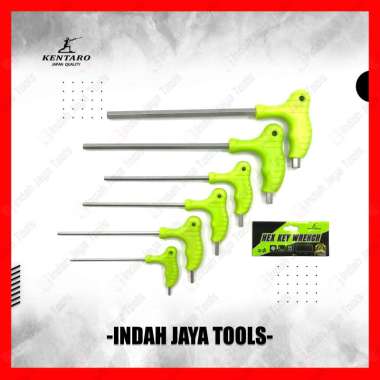 KENTARO Kunci L Model T Handle 3 4 5 6 8 10 mm - Hendel T Hex Key Wrench 3 MM