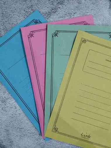 map kertas murah, map kertas HVO, map kertas tipis merah