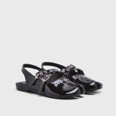 Adorableprojects - Flowie Flat Shoes Black - Tabi Shoes 39
