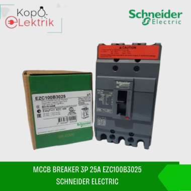 MCCB Breaker 3P 15A 20A 25A 40A 50A 60A 80 100A Schneider Original EZC100B3025