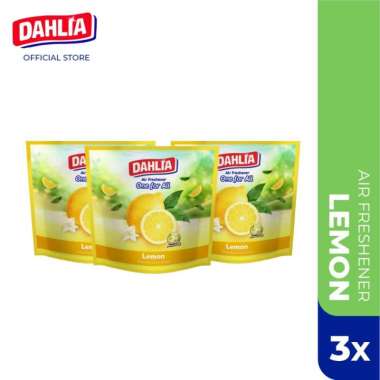 Dahlia Air Freshener One For All Pengharum Ruangan Lemon [75 Gr] Isi 3 Pcs