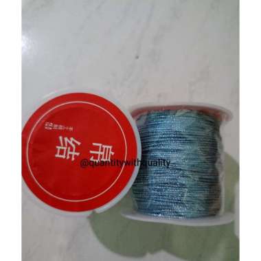 Tali Giok Cina 40 Meter Tali Benang Shambala Metalik Simpul Gelang Kalung Tali Gelang strap hp 10 me