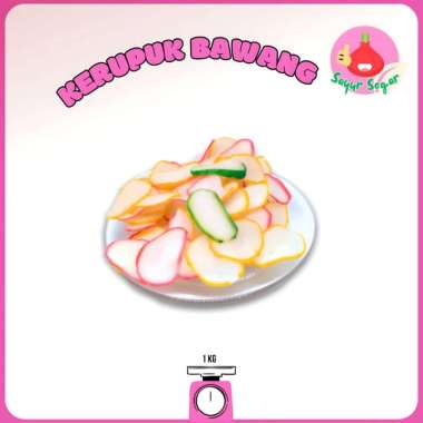 Sayur Segar - Kerupuk Bawang Mentah/Onion Crackers 1 kg