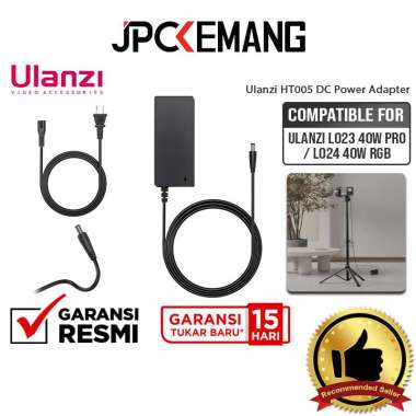 JPC KEMANG Ulanzi HT005 DC Power Adapter for Ulanzi L023 40W Pro / L024 40W RGB LED Video Light GARA