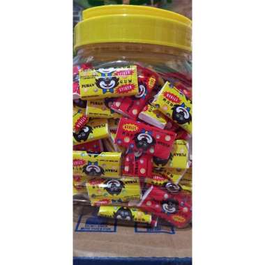 permen karet jadul yosan pusan bubble gum tatto isi 200pcs