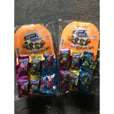permen jadul jagoan neon renceng jagoan neon candy mini isi 30pcs