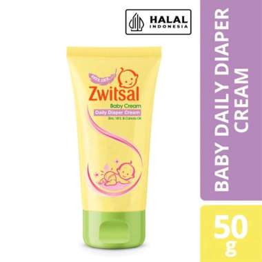Zwitsal Baby Daily Diaper Cream Tube 50gr Krim Ruam Popok Bayi