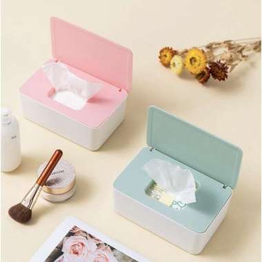 Kotak masker /Tempat tissue basah/ Kotak penyimpanan masker Plus buble Tosca