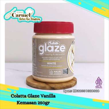 Colatta Glaze 250gr - Selai Topping Donat Coklat Tiramisu Strawberi Vanilla