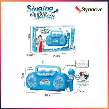 Mic Karaoke Anak SET Kabel Connect Handphone Mic Mainan Anak Mainan Microphone Anak Singing Machine 