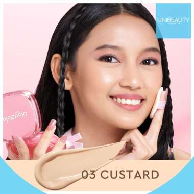 Glad2Glow Perfect Cover Cushion 11g | Cushion Semi Matte Glad2Glow 03Custard