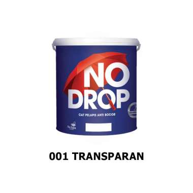 NO DROP Cat Pelapis Anti Bocor 4 Kg - Ready Semua Warna 001 Transparan