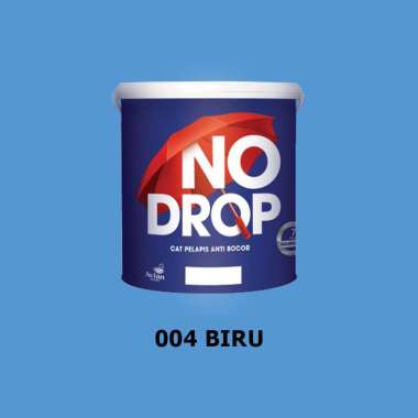 NO DROP Cat Pelapis Anti Bocor 4 Kg - Ready Semua Warna 004 Biru
