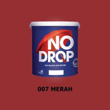 NO DROP Cat Pelapis Anti Bocor 4 Kg - Ready Semua Warna 007 Merah