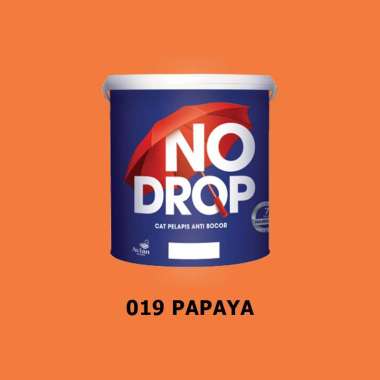 NO DROP Cat Pelapis Anti Bocor 4 Kg - Ready Semua Warna 019 Papaya
