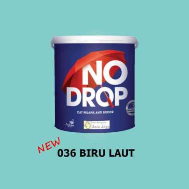 NO DROP Cat Pelapis Anti Bocor 4 Kg - Ready Semua Warna 036 Biru Laut