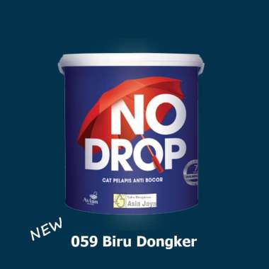 NO DROP Cat Pelapis Anti Bocor 4 Kg - Ready Semua Warna 059 Biru Dongker