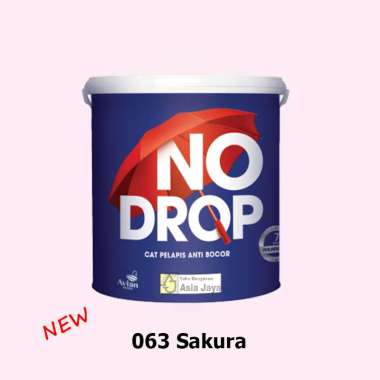 NO DROP Cat Pelapis Anti Bocor 4 Kg - Ready Semua Warna 063 Sakura