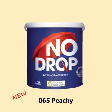 NO DROP Cat Pelapis Anti Bocor 4 Kg - Ready Semua Warna 065 Peachy