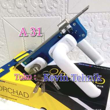 Kunci Alumunium Orchad A31 set, Handle Set Orchad A31 A31 White