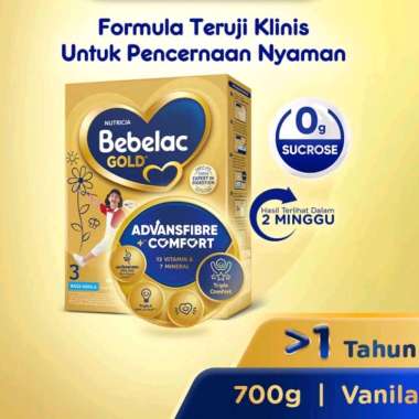 Promo Harga Bebelac 3 Gold Susu Pertumbuhan Vanilla 700 gr - Blibli