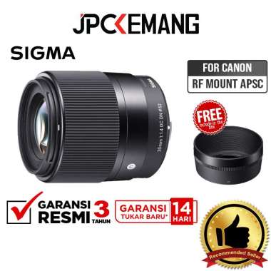 JPC KEMANG Sigma 30mm f1.4 for Canon RF APSC DC DN Contemporary Lens Sigma 30 mm f/1.4 GARANSI RESMI