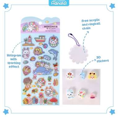 Mokonya DIY Set Stickers 2450-6163 / Stiker - Adinata