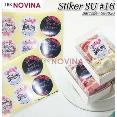 [ 1 LEMBAR ] STIKER THANK YOU / HANDMADE / STIKER TERIMA KASIH BDAY-16