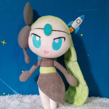 boneka pokemon meloetta takara tomy plush doll rare poke