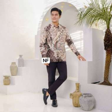 Kemeja Batik Semi Sutra Berfuring Kemeja Batik Premium Pakai Furing kode a XXL
