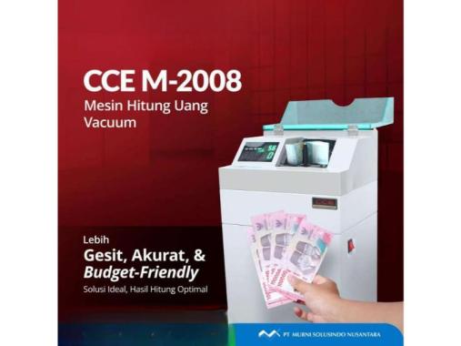 Mesin Hitung Uang Vacuum - CCE M-2008 | Lebih Canggih, Gesit, Ekonomis