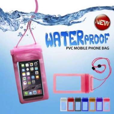 Waterproof Case Hp Universal All Size / Waterproof HP / Waterproof HP murah PINK