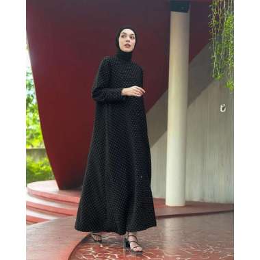 Heaven Lights - Havana Abaya - Dress Abaya Hitam Wanita M Black