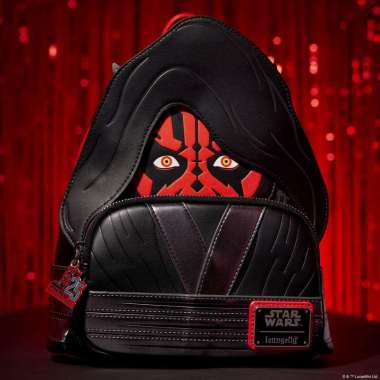 Loungefly Star Wars The Phantom Menace 25th Darth Maul Detach Mini Backpack