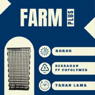 Slat Plastik Alas Kandang Hewan Kambing, Domba, Ikan koi, Kelinci